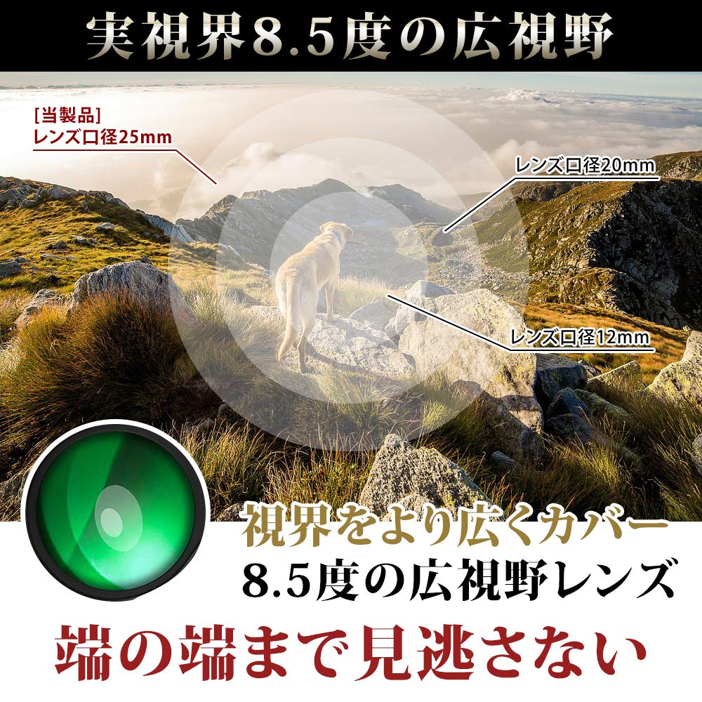 Amazon | LUNDI 双眼鏡 コンサート 観劇 オペラグラス 10倍 軽量 10×25
