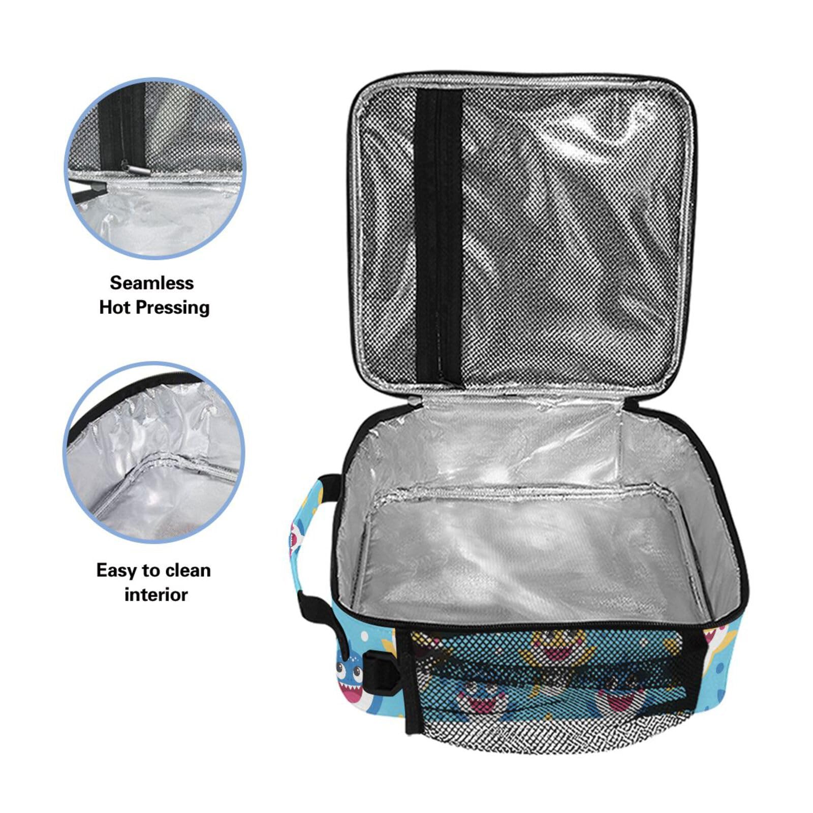 BOENLE Kids Backpack – Shark Design School Bag For Boys & Girls, 11.6x6.9x16.7 Inch Bookbag With Reflective Strips, Travel Rucksack