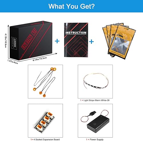 Miniatura 3 de VONADO Kit de luz LED para Lego Money Tree 40648 sin modelo kit de iluminación Buliding compatible con Lego 40648 kit de luz creativo DIY