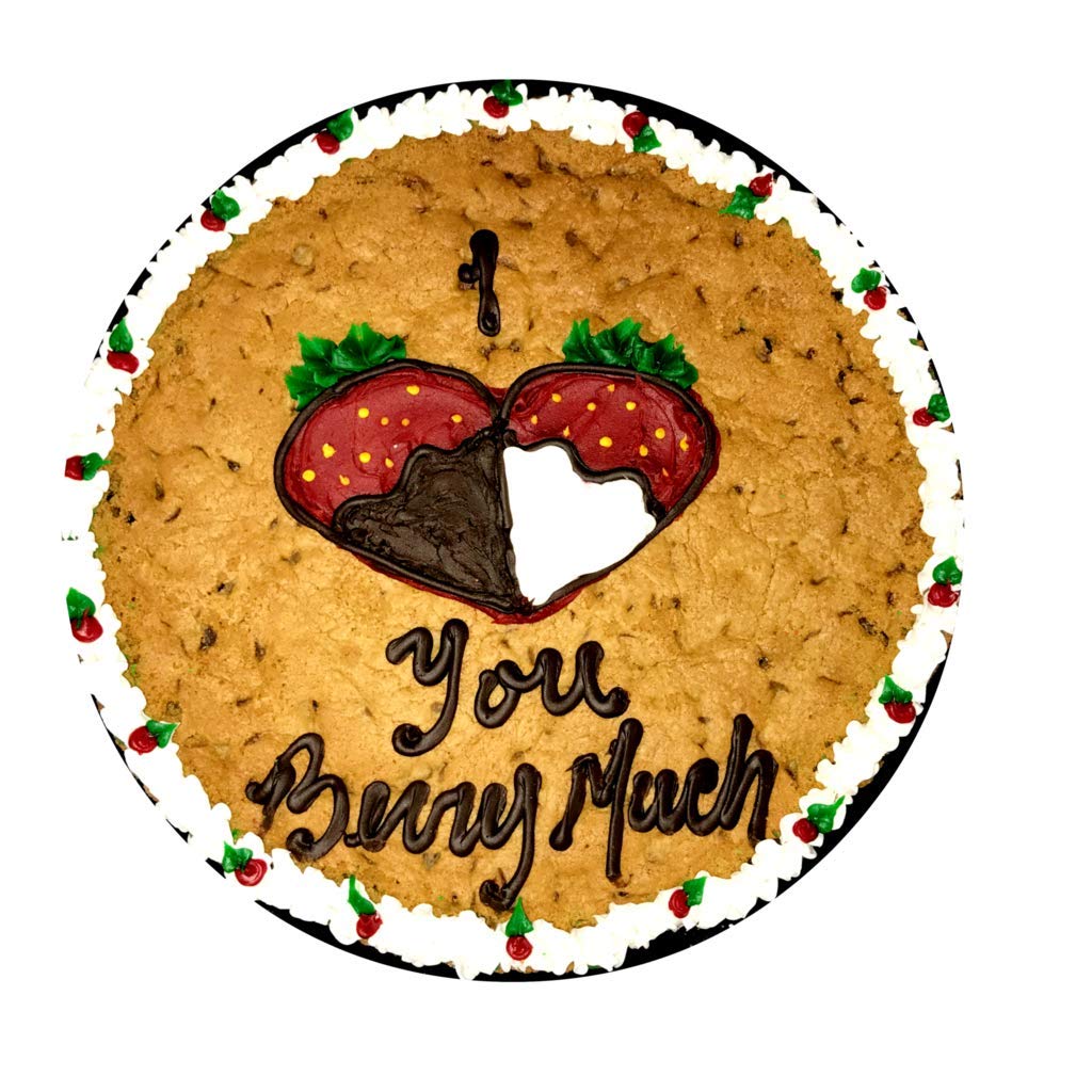 The Great Cookie 13-inch Strawberry Love Cookie Cake (Snickerdoodle)