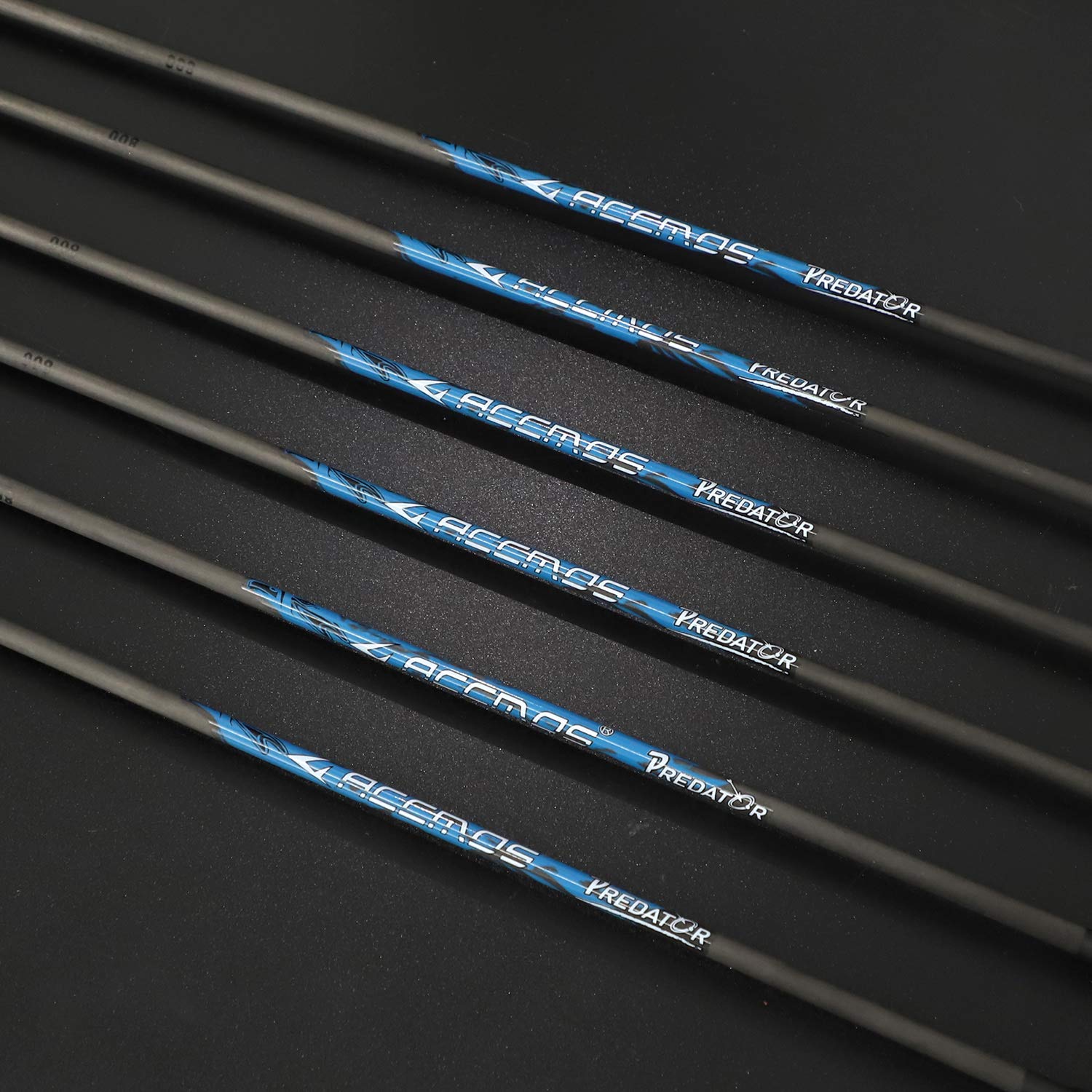 ACCMOS Carbon Jagdpfeile 12 Stück - 30 Zoll Mit Truthahnfedern Für Bogenschießen