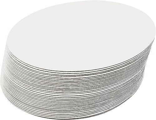 Miniatura 3 de ONEMORE [35 piezas] Tabla redonda para tartas de 10 pulgadas, desechable, base circular para tartas, base redonda revestida de 10 pulgadas, paquete