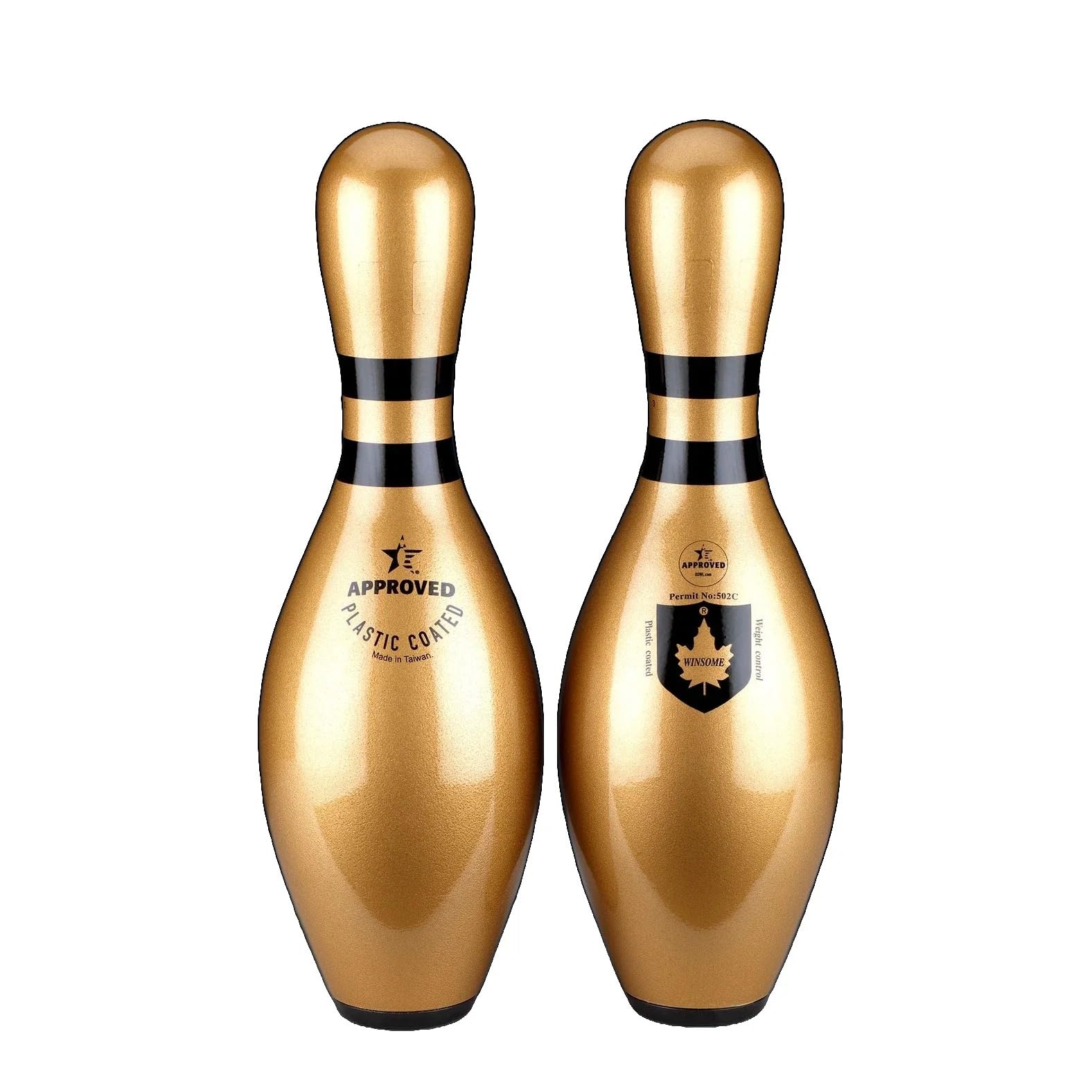 Rocketbilly Gold Tenpin Bowling Pin Skittle