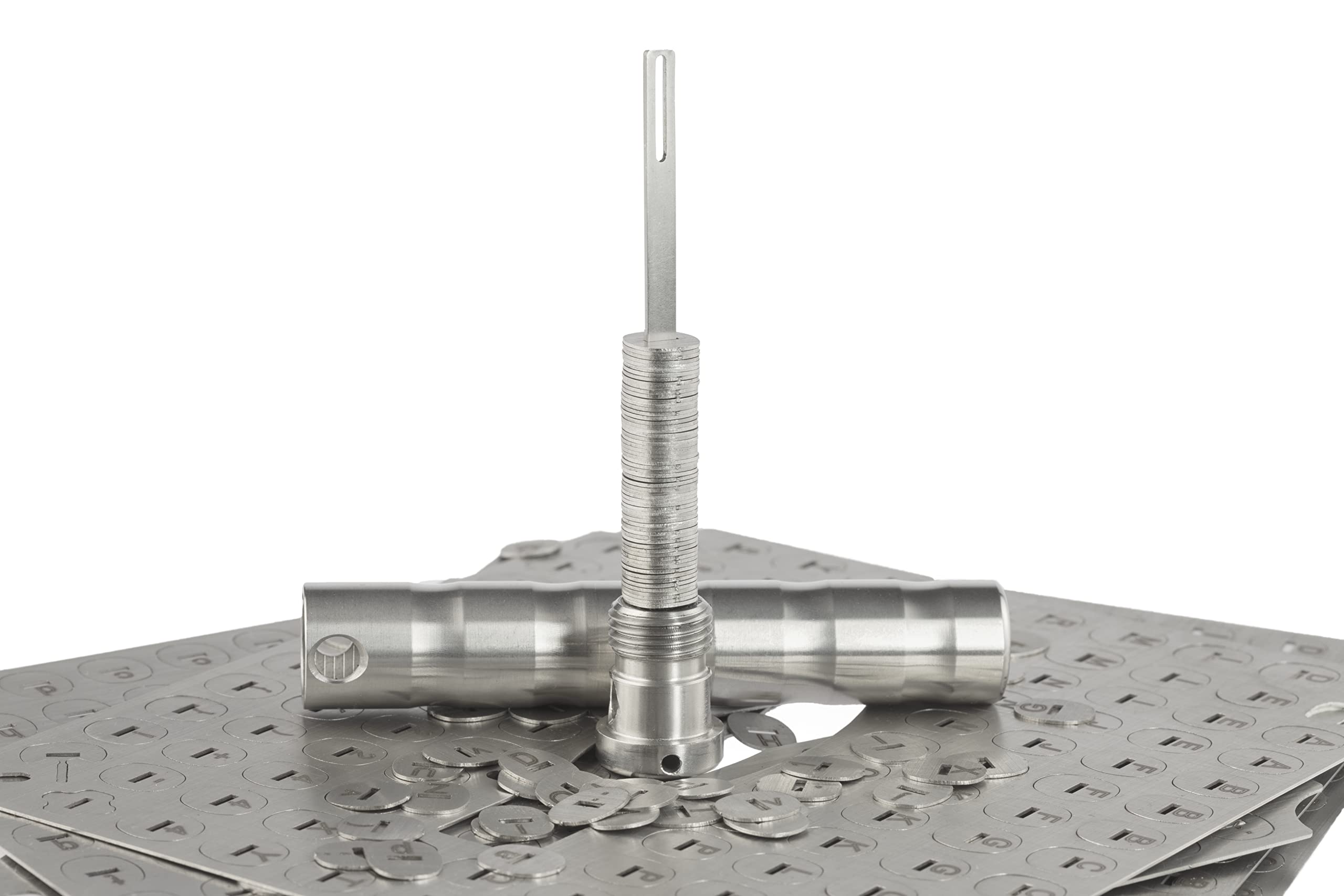 Ledger Nano X Steel Bitcoin Wallet Backup - 316 Stainless Steel Cold  Storage For Crypto Seeds Dog Tags