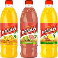 Genérico, Kit Suco Concentrado Maguary Maracujá Goiaba e Abacaxi 500ml