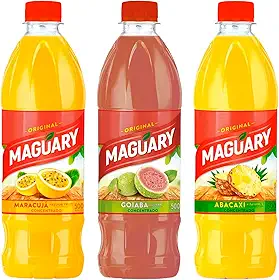 Genérico, Kit Suco Concentrado Maguary Maracujá Goiaba e Abacaxi 500ml