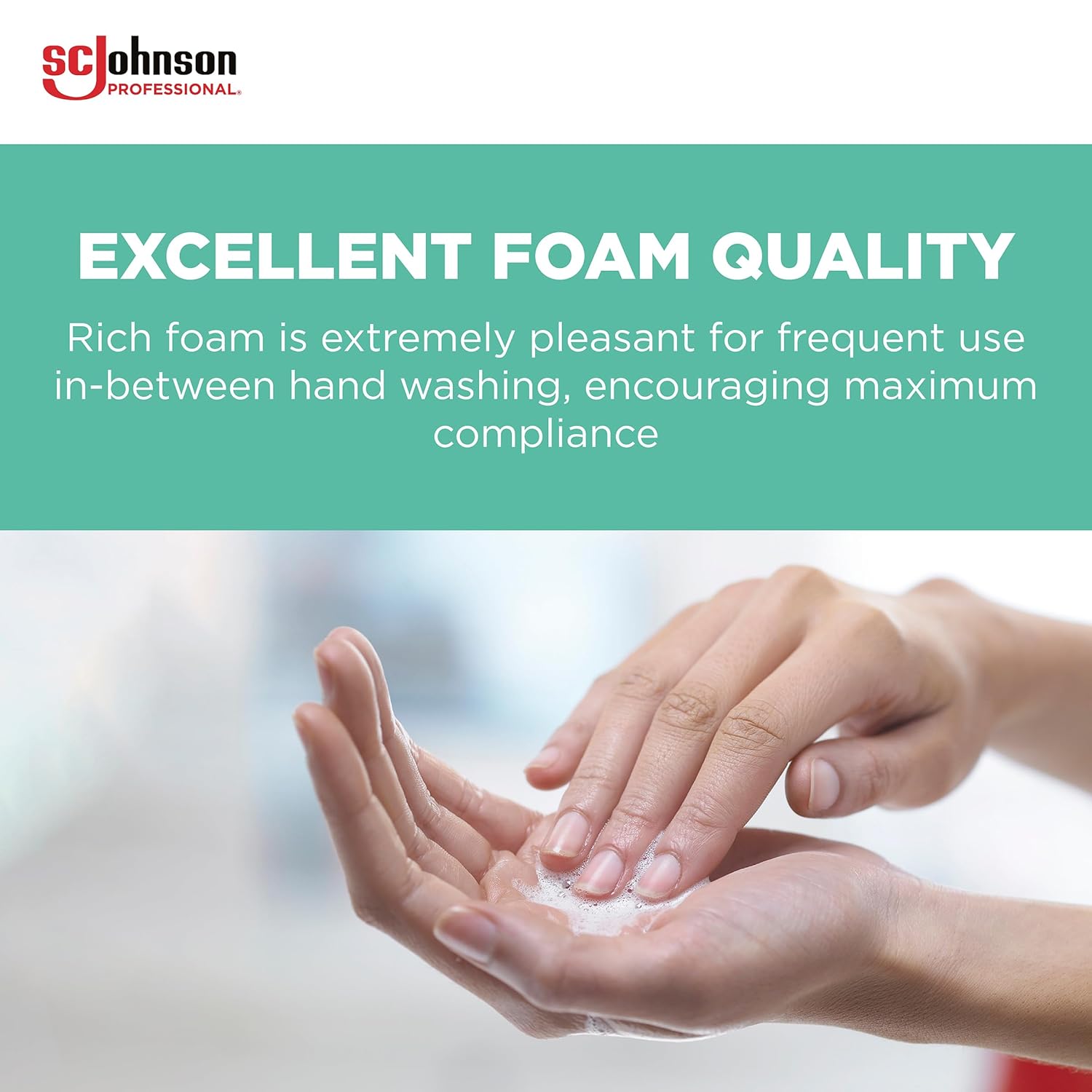 SC Johnson Professional Alcare Extra Foaming Hand Sanitizer, 47ml Pump Bottle, 12 Pack