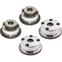 Variable Valve Timing Cam Phaser VVT Sprockets Intake & Exhaust Gear Camshaft Adjuster Fit for 2007-2014 Hyundai Santa Fe Azera Veracruz Coupe Kia Sedona Sorento 3.5L V6# 24350-3C113 24370-3C102 4pcs