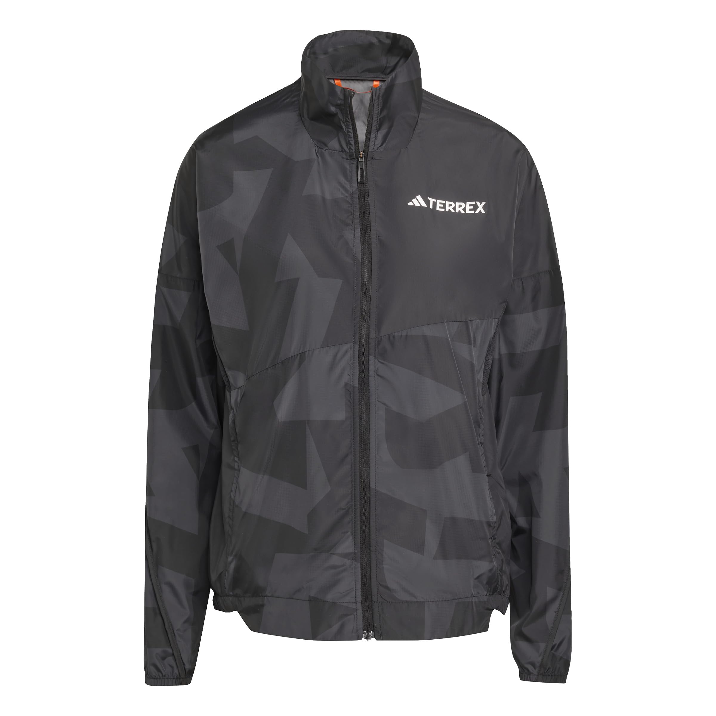 adidas Women's Terrex Multi Printed Wind Jacket, black/carbon, XS