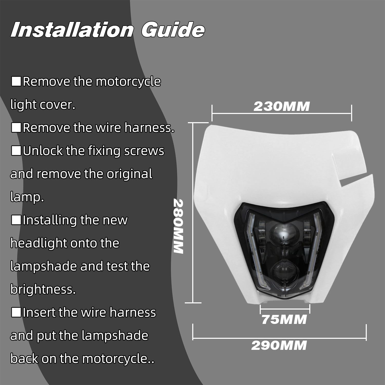 Mascherina faro Beta RR 50 2T 2021-2023 Bianco