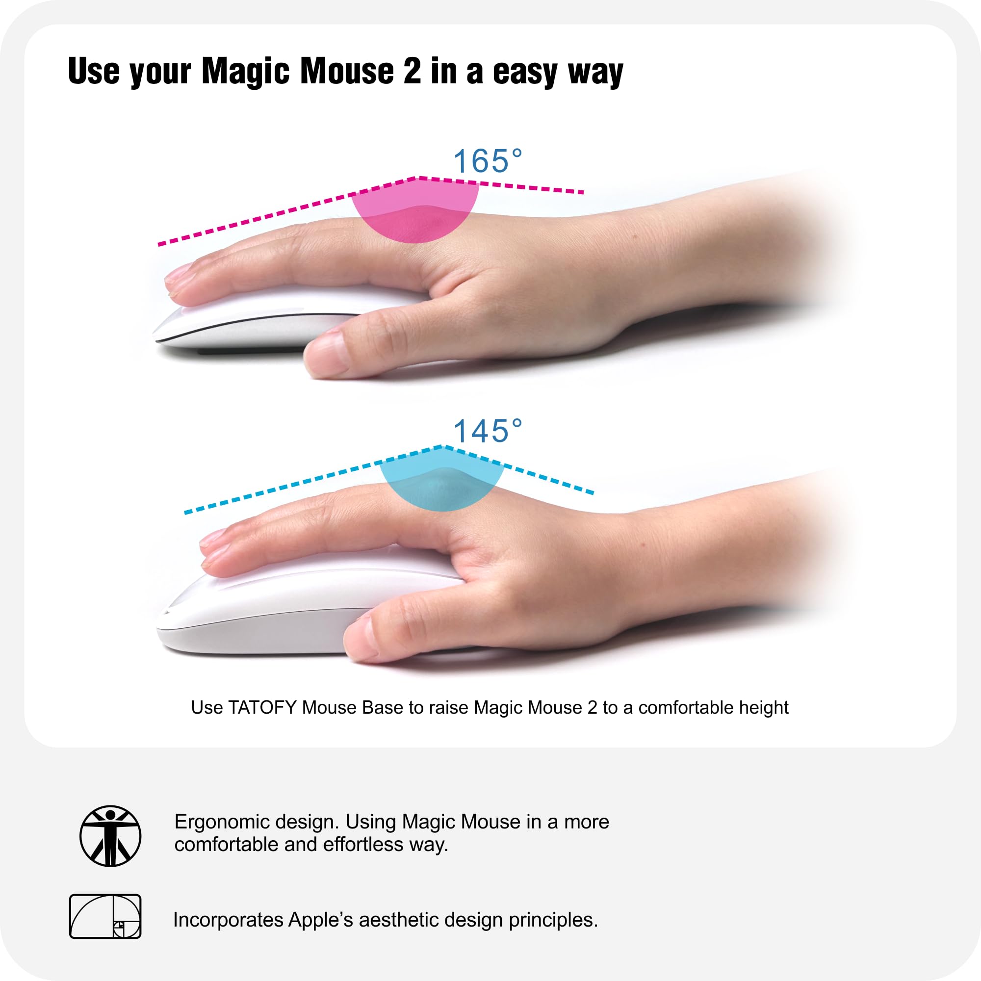 Amazon.co.jp: TATOFY マウス充電器 Magic Mouse 2 (USB-C) グリップ
