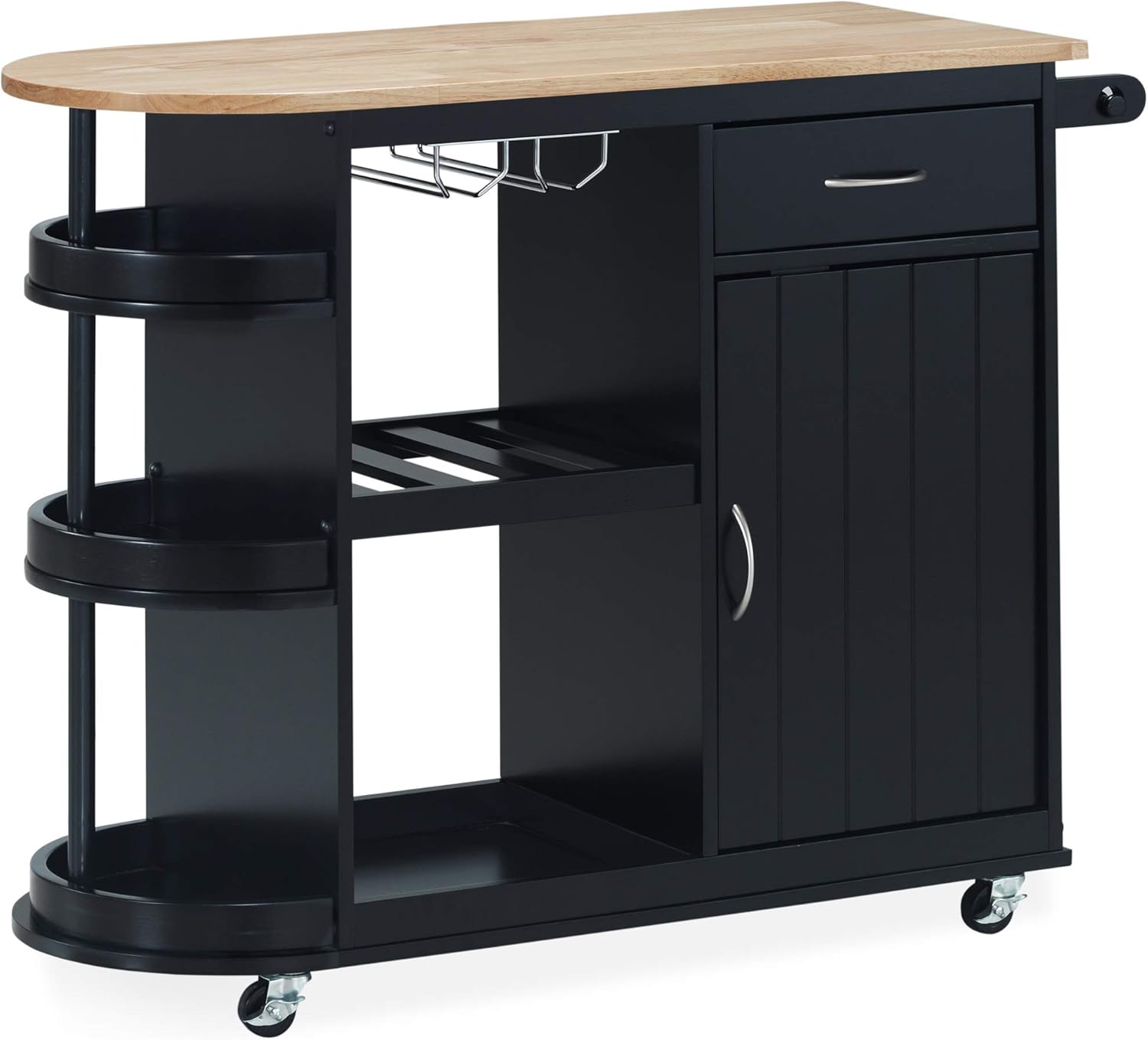 Christopher Knight Home Debby Kitchen Cart with Wheels