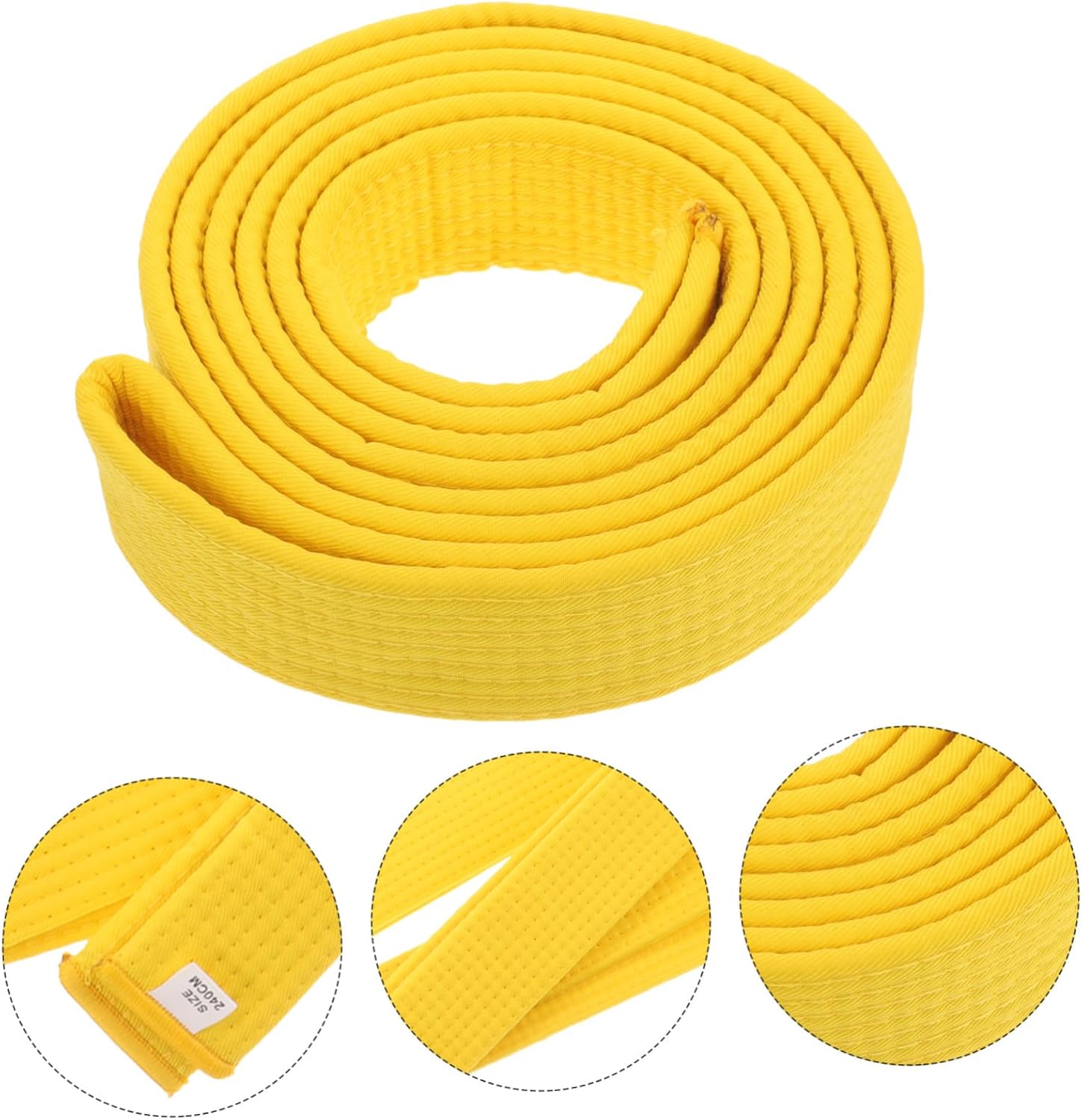 Taekwondo Belt for Boys and Girls and Adults Multi-Color Cotton Martial Arts Belt Adjustable Training Waist Wrap for Karate and Taekwondo
