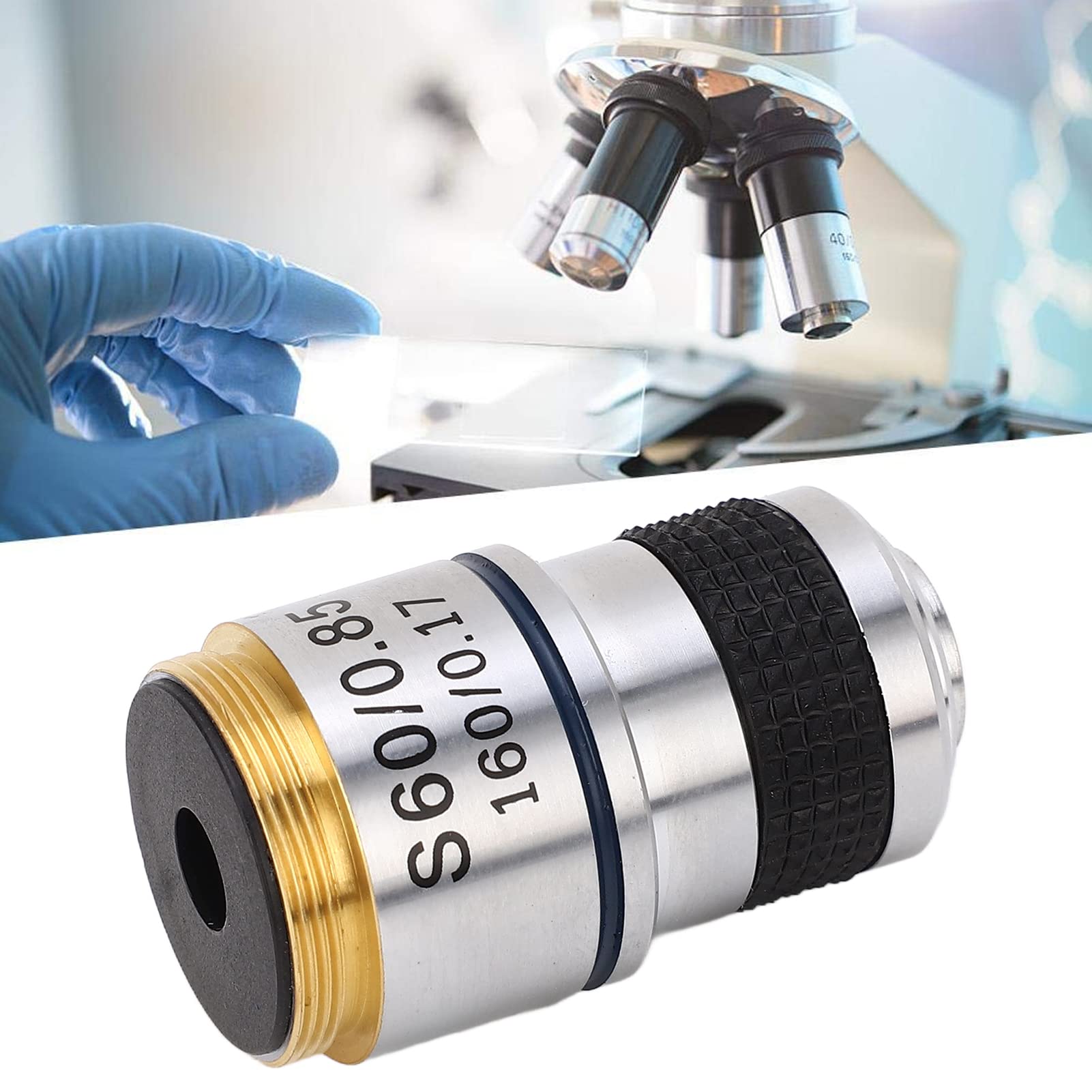 Obiettivo Acromatico 60X, Microscopio Biologico 60X 185 Accessori per Obiettivi Acromatici Professionali RMS, Microscopi Monoculari Composti