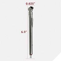 Vista 4 de Milton S-928 Medidor de presión de lápiz de neumáticos lleno de aire/agua, válvula deflatadora incorporada, presión medida en PSI y kPa, fácil