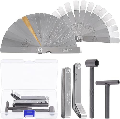 Swpeet Juego de 4 herramientas de ajuste de válvulas, ajuste de tornillo de válvula de motor de motocicleta, incluye herramienta de orificio