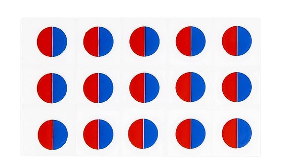 Danojo Faucet Stickers, 15 Hot and Cold Water Stickers - Kitchen Faucet Stickers - Red & Blue Vinyl Tap Faucet Transfer Stickers for Bathroom ((H & C - Circle))