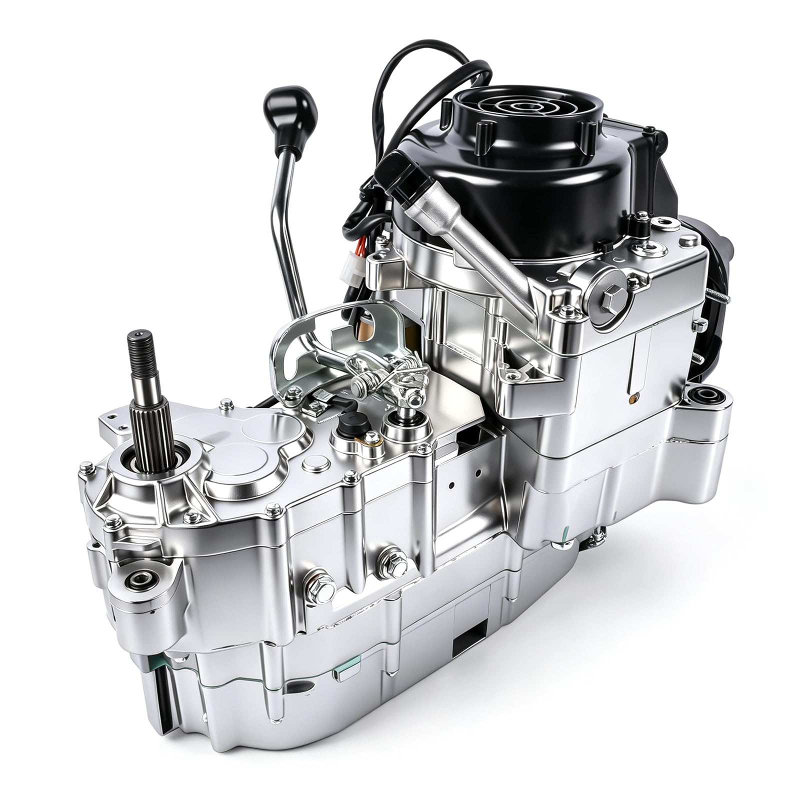 Repuesto para ATV & Go Cart GY6 230CC motor con marcha atrás, 4 tiempos, CVT, CDI eléctrico, cilindro único