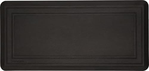 Tempur-Pedic - Tapete de cocina ultra cómodo con marco antifatiga Raven de 1 pies 8 pulgadas x 3 pies 6 pulgadas, tapete acolchado ergonómico para