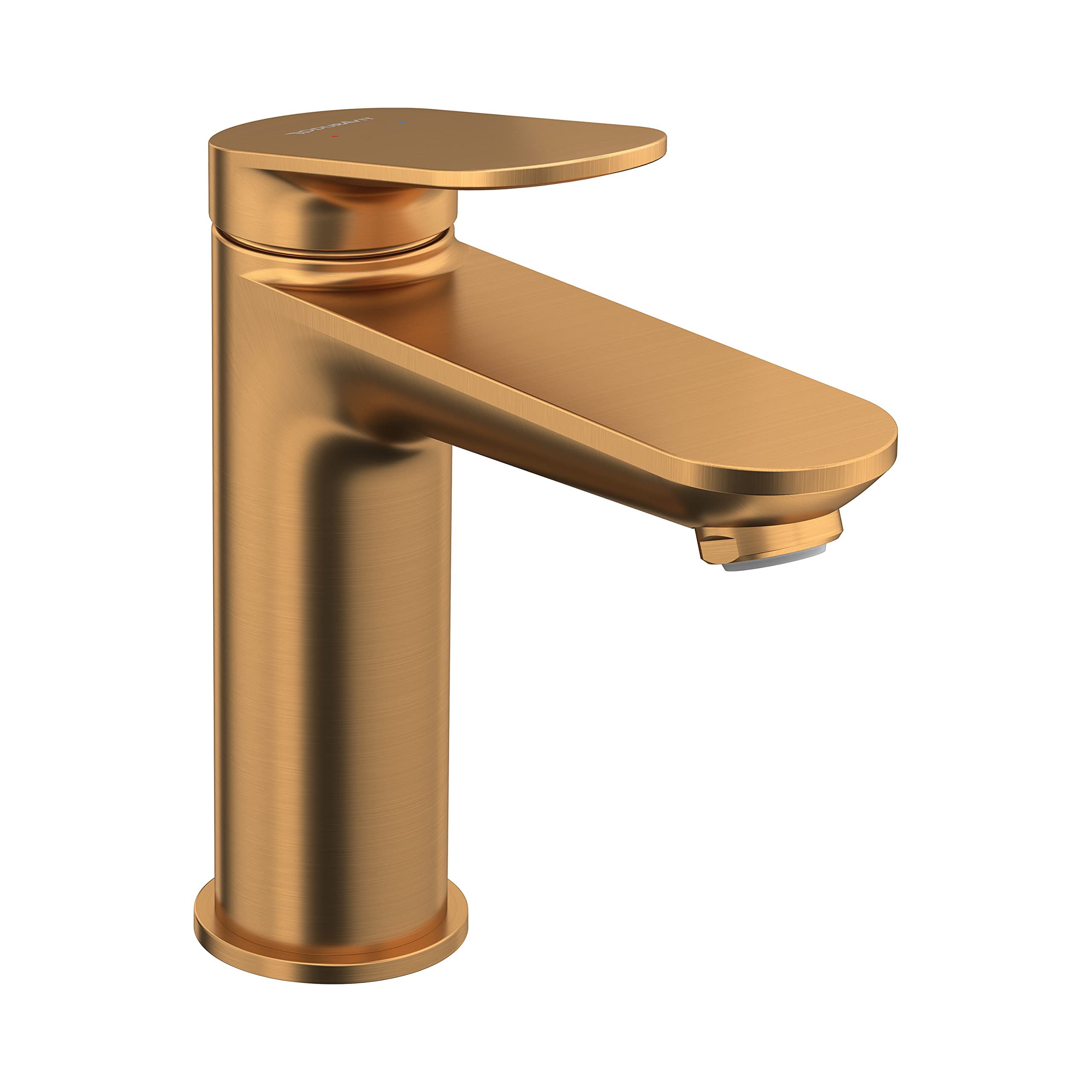 Mitigeur de lavabo Duravit Wave bronze brossé | Robinetterie haut de gamme design et durable