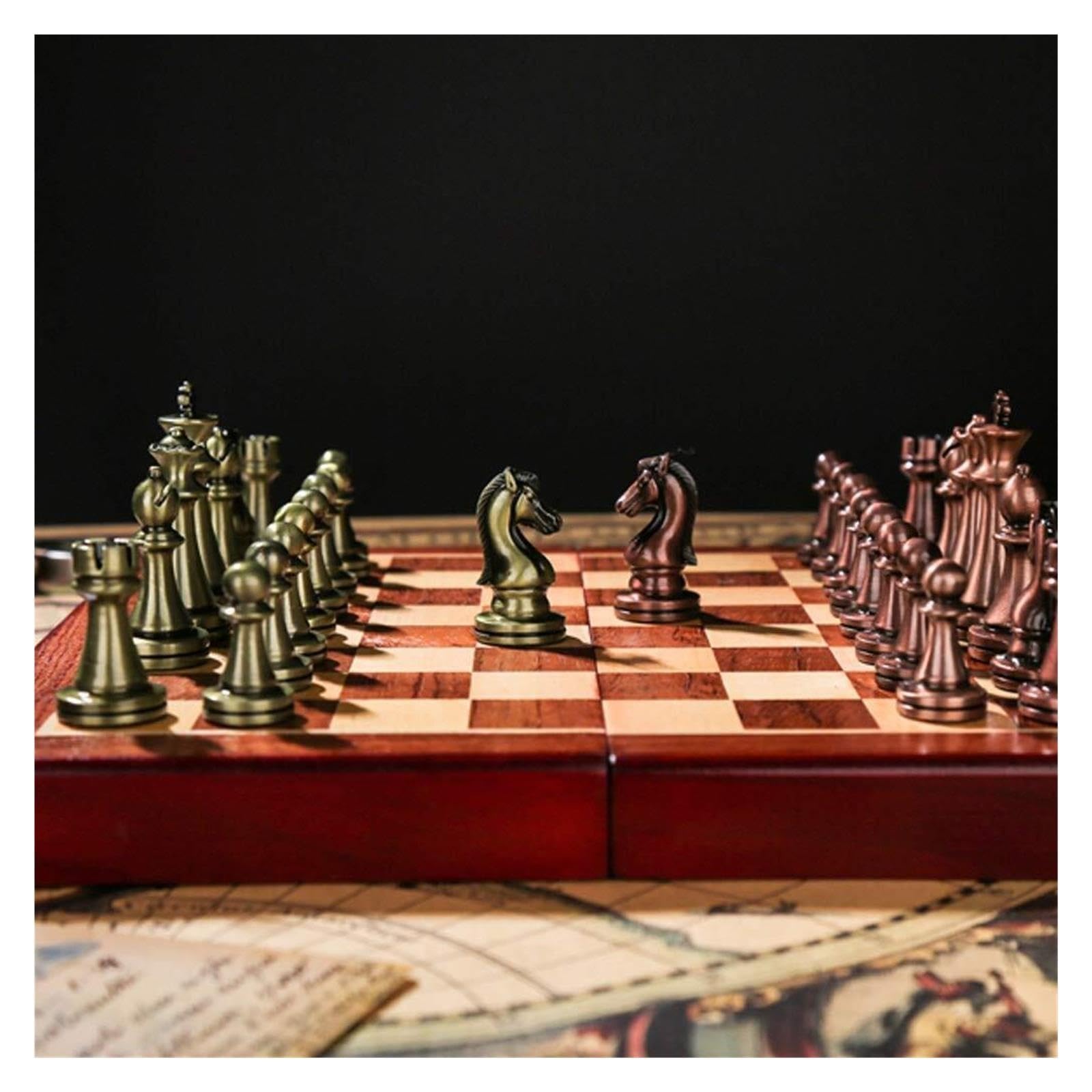 ChessLuxury Chess Jeu d'échecs de Voyage Portable échecs