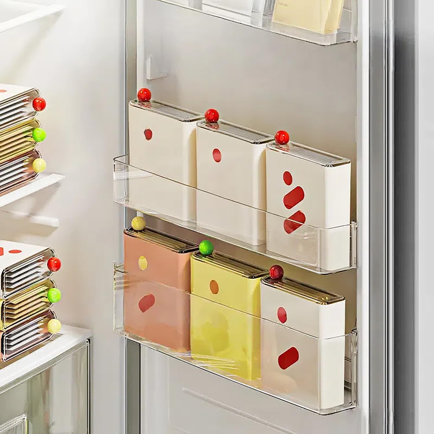 White Metal Facial Mask Storage Box, Can Hold 20 Pieces