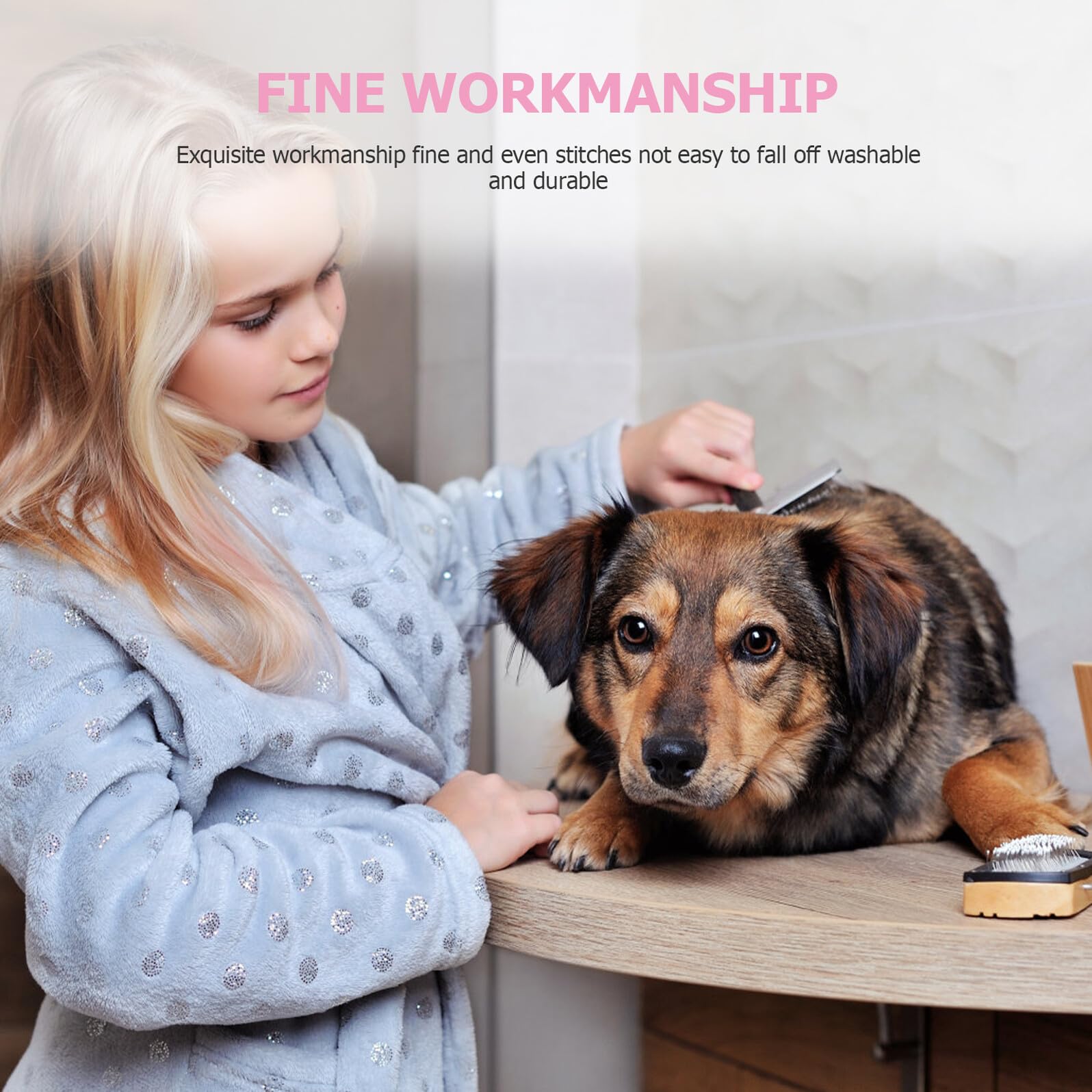 GARVALON Kapuzenbadetuch mit Niedlichem Cartoon Design Atmungsaktiv Weich und Warm Saugfähiger Badeponcho für Mädchen und Jungen Pinker Hasen Motiv Bademantel
