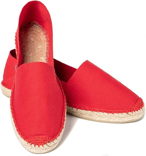 Espadrillas Donna Slip-on - Fatte A Mano In Spagna, Cotone, Con Borsa Di Stoffa, Taglie 36-41