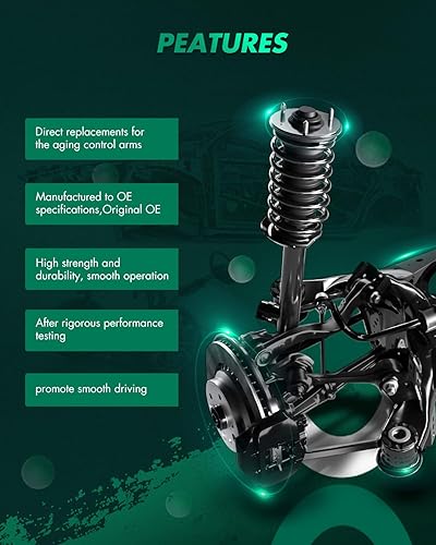 Miniatura 5 de SCITOO Amortiguador de puntal para Honda Pilot 2006-2008 para Honda Pilot Conjunto completo de puntales Conjunto de amortiguadores traseros Brazo de