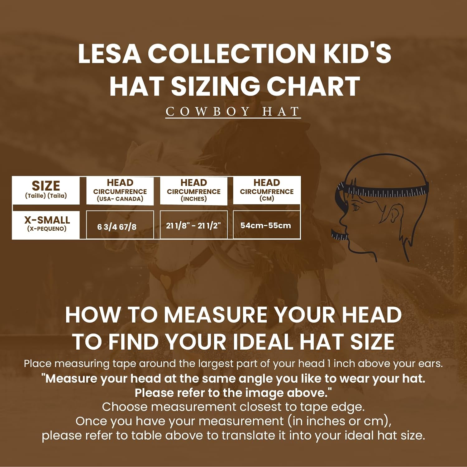 Kids Distressed Leather Cowboy Hat with Removable Braided Band Black