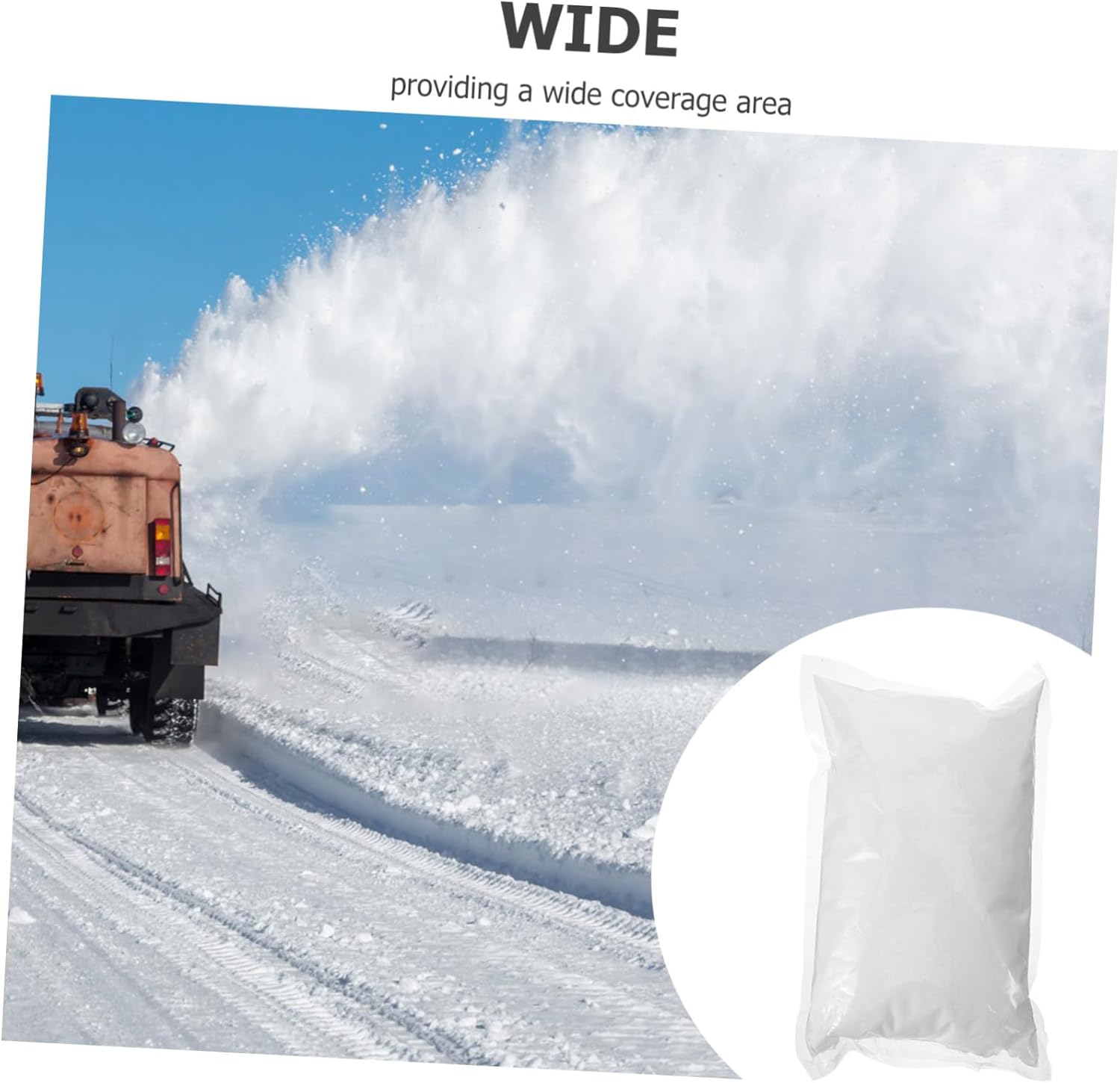 POPETPOP 1Pack Ice Melting Agent Snow and Ice for Roads Prevents Road Icing Improves Driving Safety Versatile Winter Weather for Residential