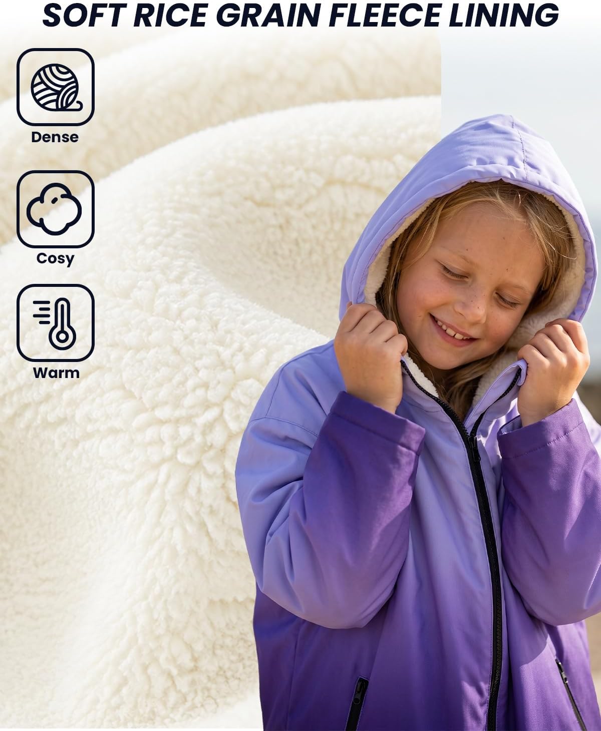 DivingBirds Kids Waterproof Swim Parka