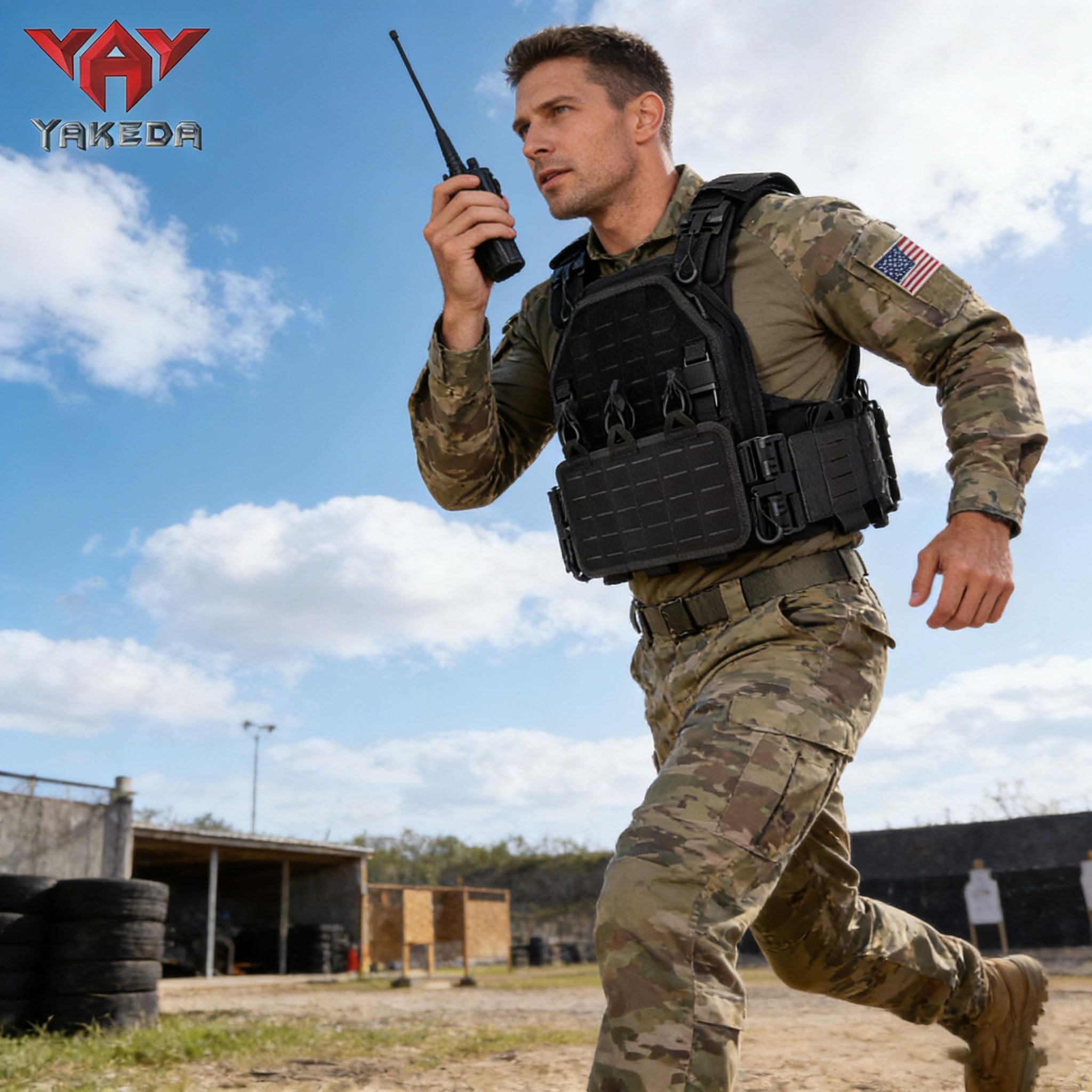 Amazon.com : YAY YAKEDA Quick Release Tactical Laser-Cutting Vest