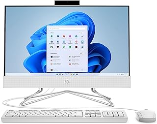 2023 HP 21.5" FHD All-in-One Desktop Intel 2-Core Celeron J4025 Processor Intel UHD Graphics 16GB RAM DDR4 256GB NVMe SSD WiFi AC BT HDMI Webcam RJ45 Internal Speaker Windows 10 Pro w/DSO Accessories