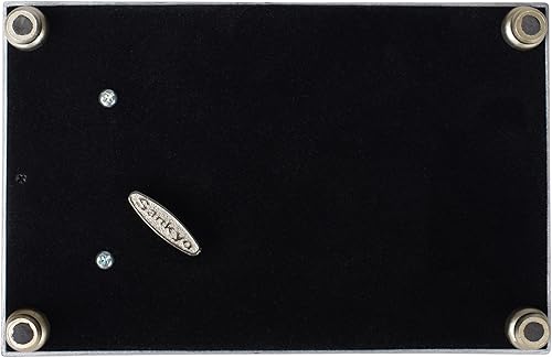 Miniatura 5 de Cottage Garden Caja de música pequeña con diseño de rosa en relieve en tono plateado con texto en relieve de sobrina Sweet Smile Bring Joy Plays You