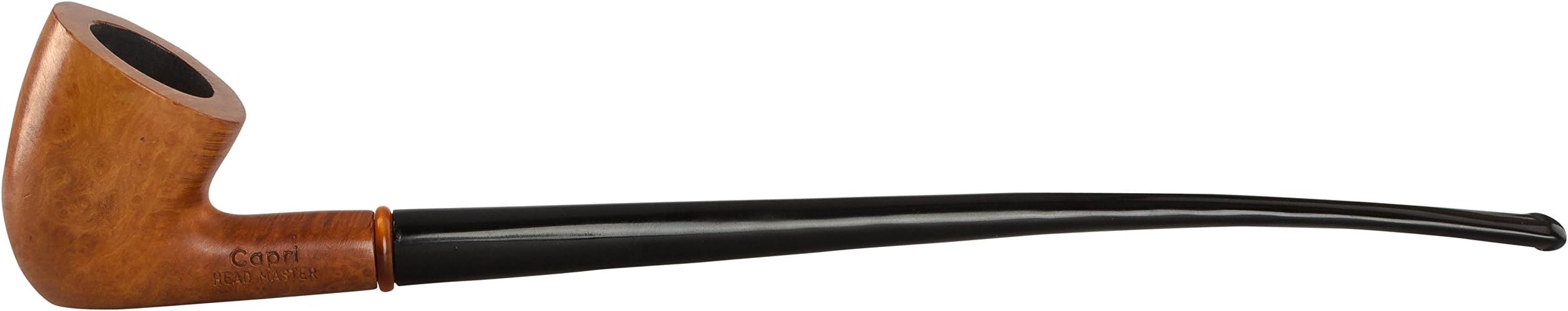 Capri Churchwarden Headmaster 1 Tobacco Pipe - Smooth