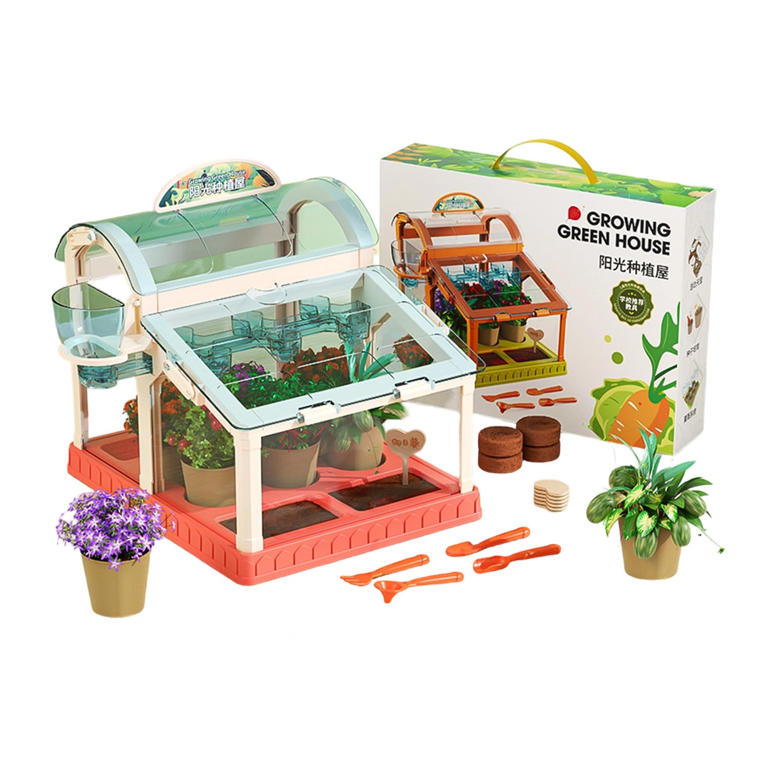 Children Sunlight Greenhouse for Kids Planting and Learning Featuring Strong Construction and Easy Setup Tiny Vegetal Garden