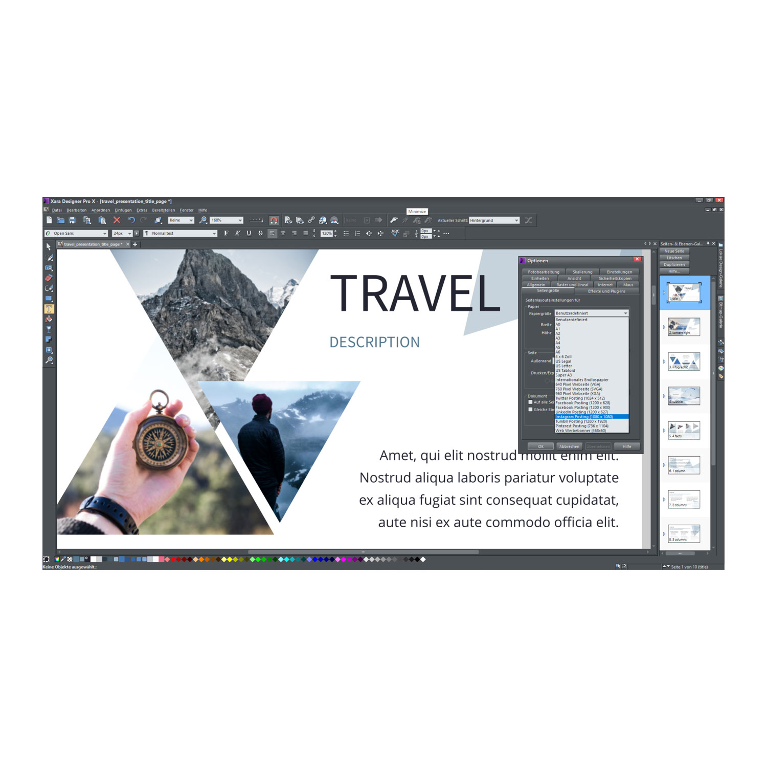 Xara Designer Pro X– Version 15 – Webdesign, Bildbearbeitung, Grafikdesign, DTP & Präsentationen [Download]
