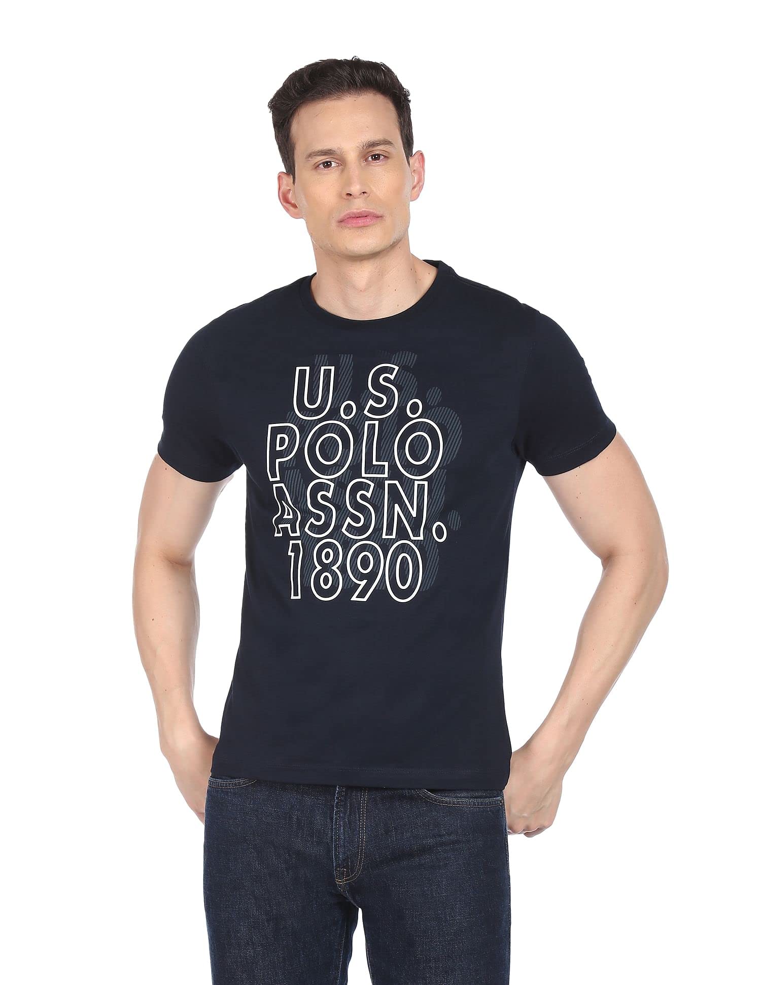 u.s. polo assn. Men Cotton Regular Fit T-Shirt-picture-44