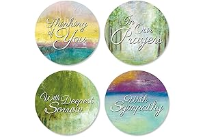 Soothing Serenity Sympathy Seals: Express Heartfelt Empathy