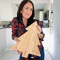 Vista 4 de Tabla y guía de colocación CharcuTree – El mejor regalo para inauguración de la casa y amantes de la comida – Mapa visual de aperitivo de árbol