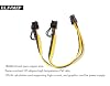 8 Pin to Dual 8 Pin (6+2) PCIe GPU Power Adapter Cable PCI Express Adapter Cable Server Supply Wiring Mining Card Supply Line