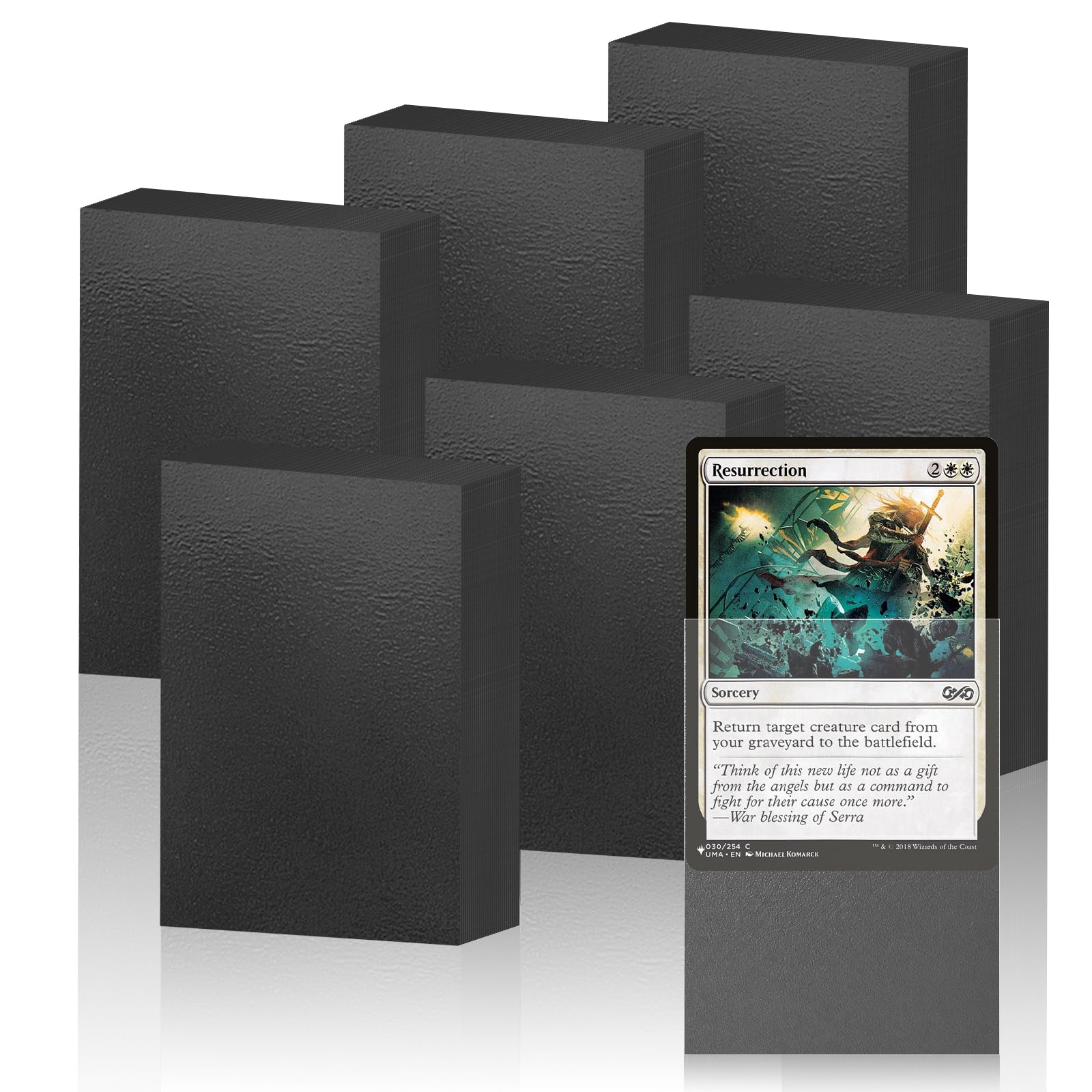 Pack of 300 Card Sleeves 66 x 91 mm Black — image 1