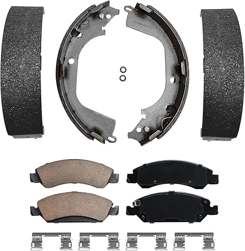 Miniatura 30 de Detroit Axle - Pastillas de Freno Zapatas de Freno para Honda Civic 1992-2000 1993 1994 1995 1996 1997 1998 1999 Pastillas de freno de cerámica