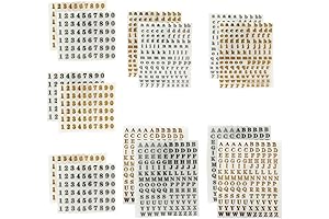 Miniature Self-Adhesive Letter Stickers Enchant Your Creations