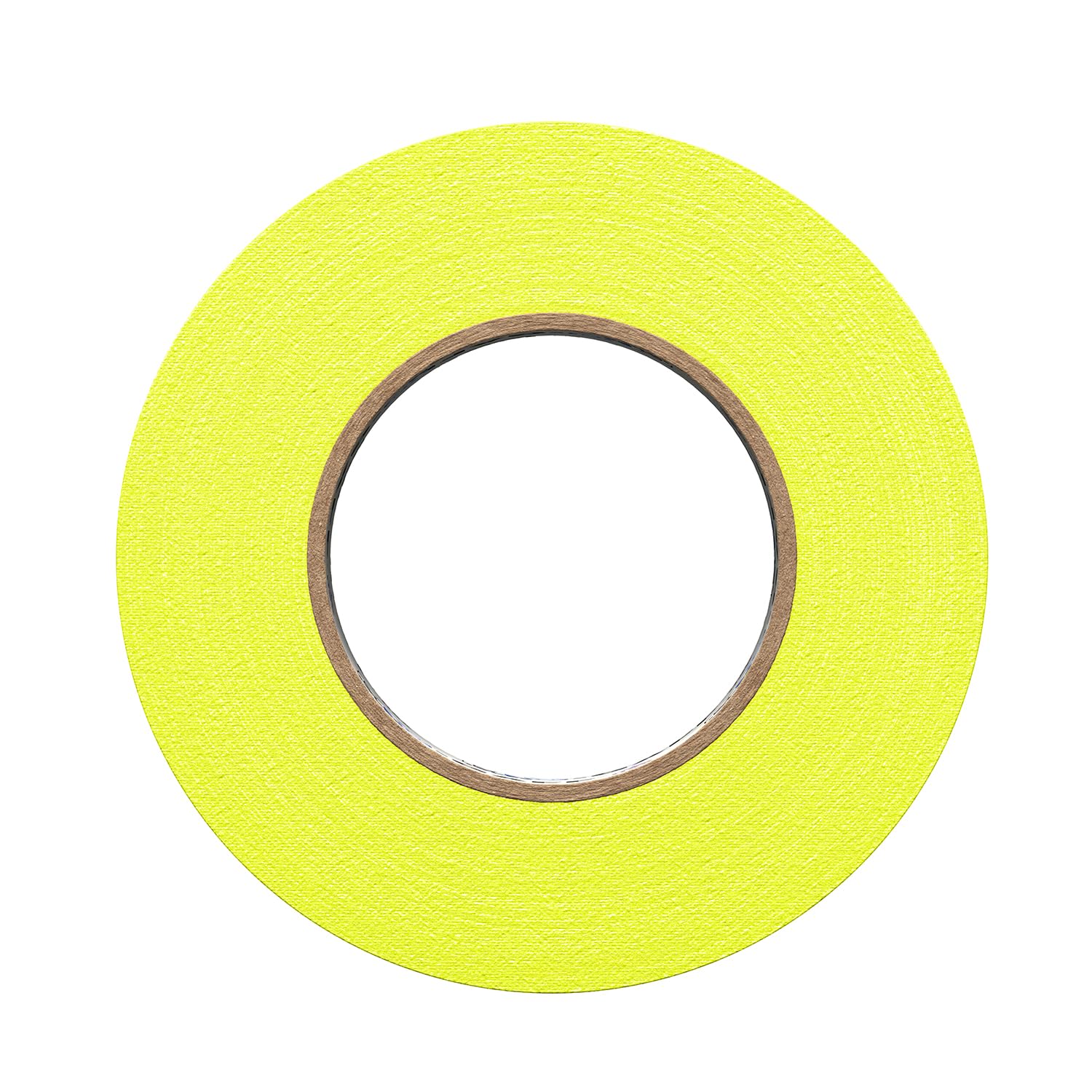 1" Width ProTapes Pro Gaff Premium Matte Cloth Gaffer's Tape With Rubber Adhesive, 50 yds Length x, Fluorescent Yellow (Pack of 1)