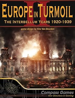 Compass Games Europe in Turmoil II: The Interbellum Years 1920-1939 Board Game