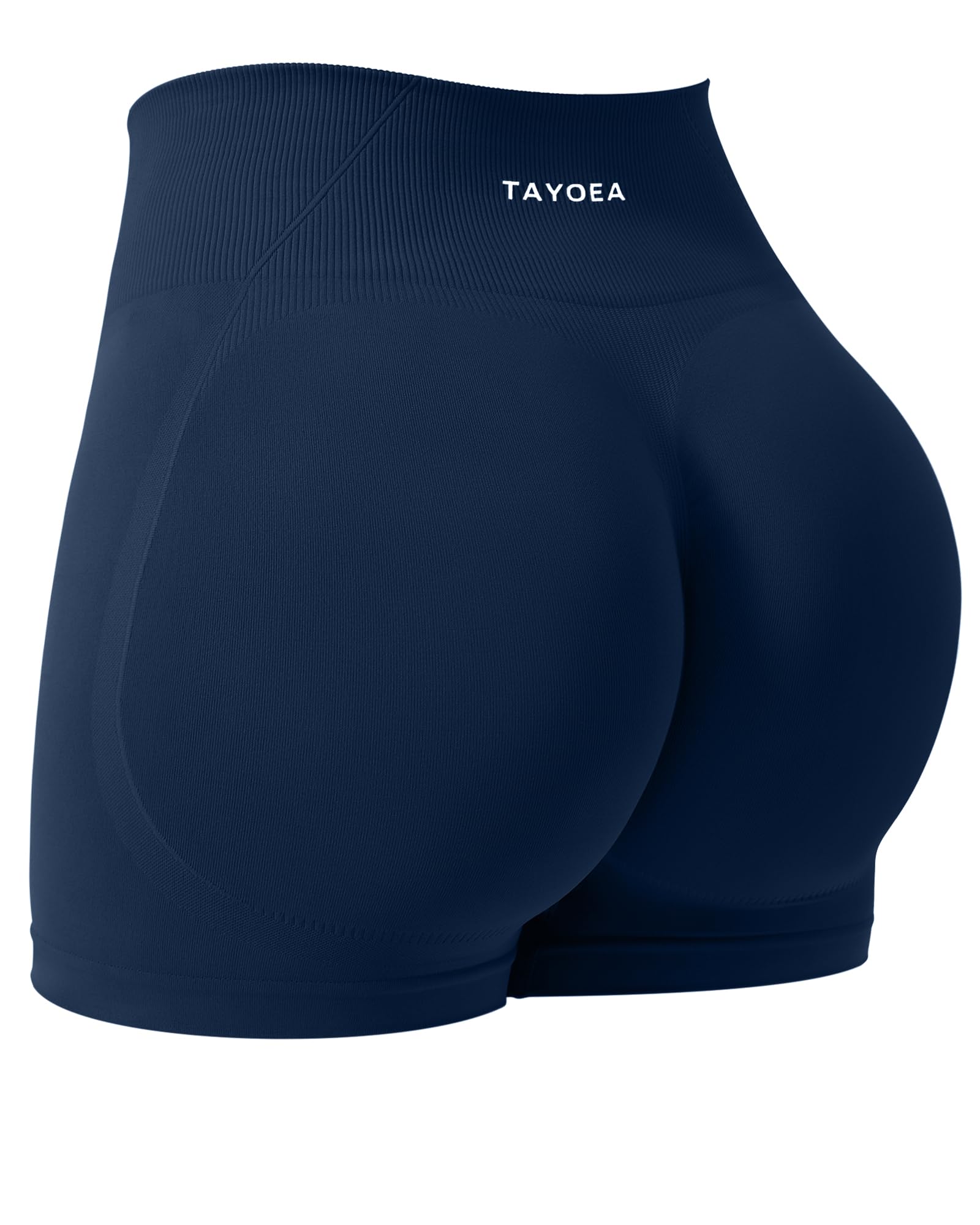 TAYOEA Sport Shorts Damen Scrunch Butt Lifting Gym Kurze Sporthose Push Up Booty Workout Kurze Leggings Seamless Radlerhose Damen für Yoga Fitness