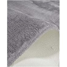 Rachel Carpet Koyu Gri L ks Raschel Kaymaz Taban Pelu  Hal  Yolluk, 200 x 130