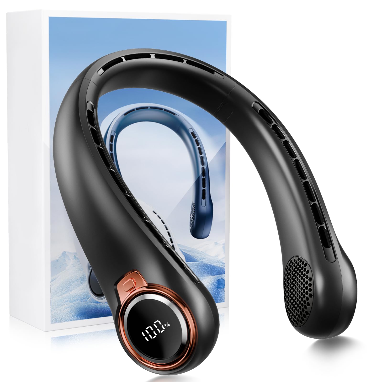 BNBZ Portable Neck Fan in Black